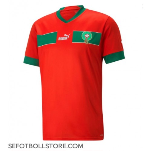 Marocko Replika Hemmatröja VM 2022 Kortärmad